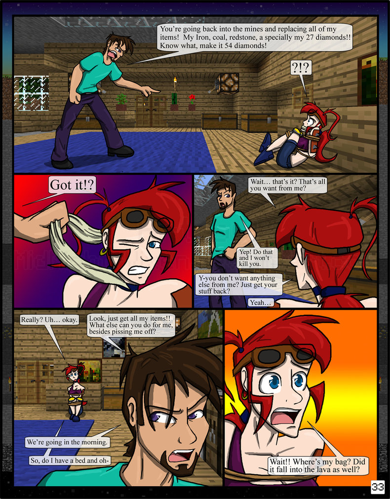 Minecraft Comic The Awakening Pg