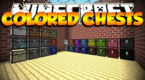 Colored Chest Mod - Minecraft 1.14.3