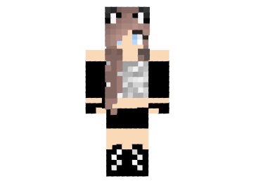 Antoher Kawai Cat Girl Skin - Minecraft 1.14.3