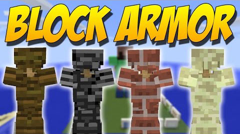 Block Armor Mod 1.12.2/1.12 (Craft Any Block Into Armor) - Minecraft 1.14.3